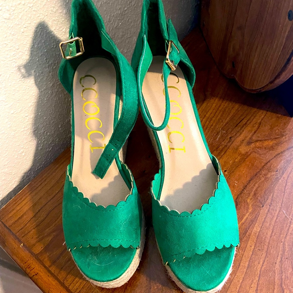 Wedge heels. NWOT